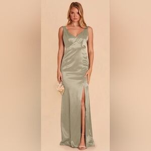 Birdy Gray - Gloria Moss Green Satin, M
